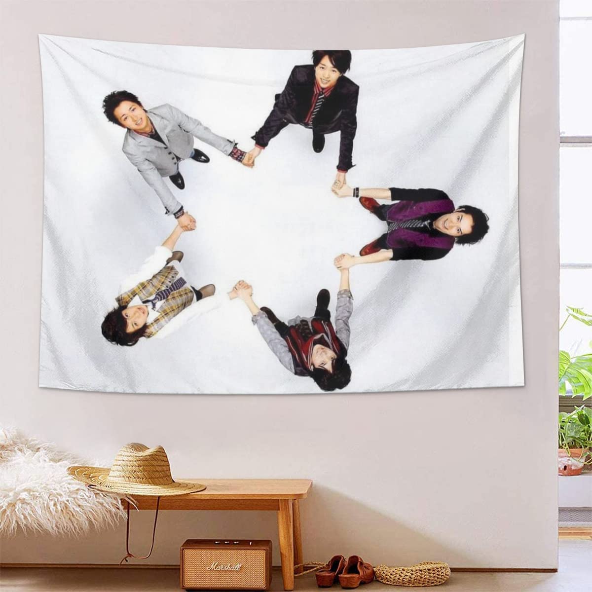 Amazon.co.jp: 嵐 あらし タペストリー 壁掛け 布ポスター 壁飾り