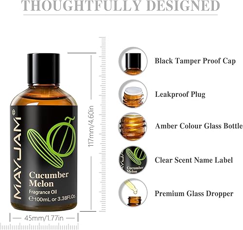 Miniatura 273 de MAYJAM Aceite esencial de sándalo, aceites esenciales puros para difusor, aceite aromático para hacer velas de jabón, ideal para uso en casa