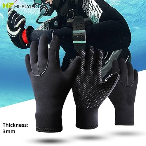 Miniatura 6 de Guantes de neopreno, guantes de buceo de 0.118in, guantes de agua térmicos antideslizantes para hombres y mujeres, adecuados para snorkel, natación,