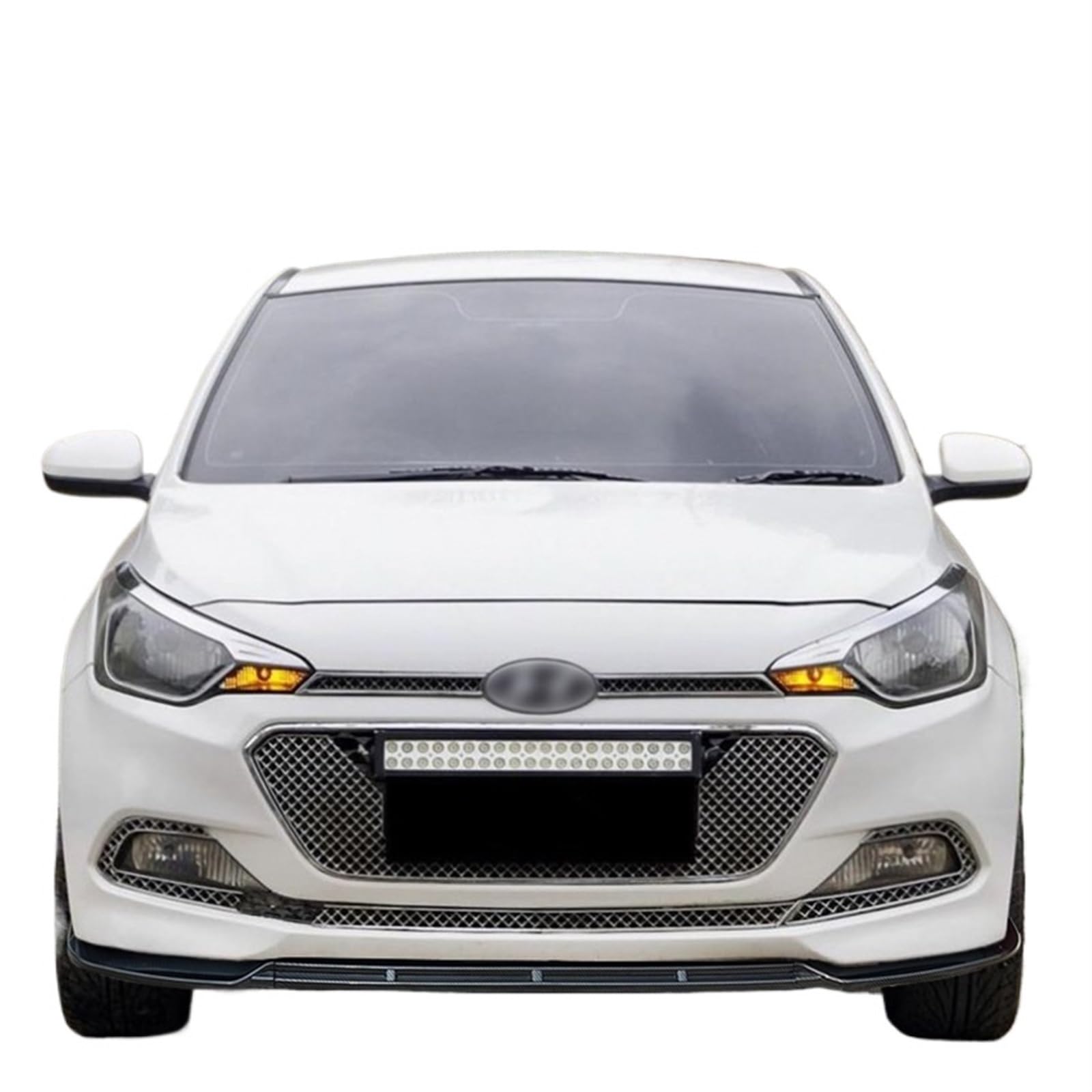 MCSTYEWR Przedni Zderzak Spoiler Kompatybilny z Hyundai I20 MK2 2015-2017