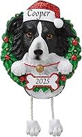 Vista 30 de Adornos personalizados para árbol de Navidad 2024 para mascotas – Razas de perros Chihuahua – Adorno personalizado de Feliz Navidad – Recuerdo