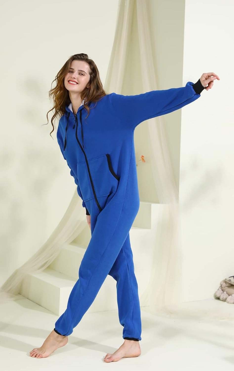 Unisex Onesie Pajamas Hooded Christmas Pajamas for Family Sleepwear Sportswear Zipper Fall Winter - Image 5