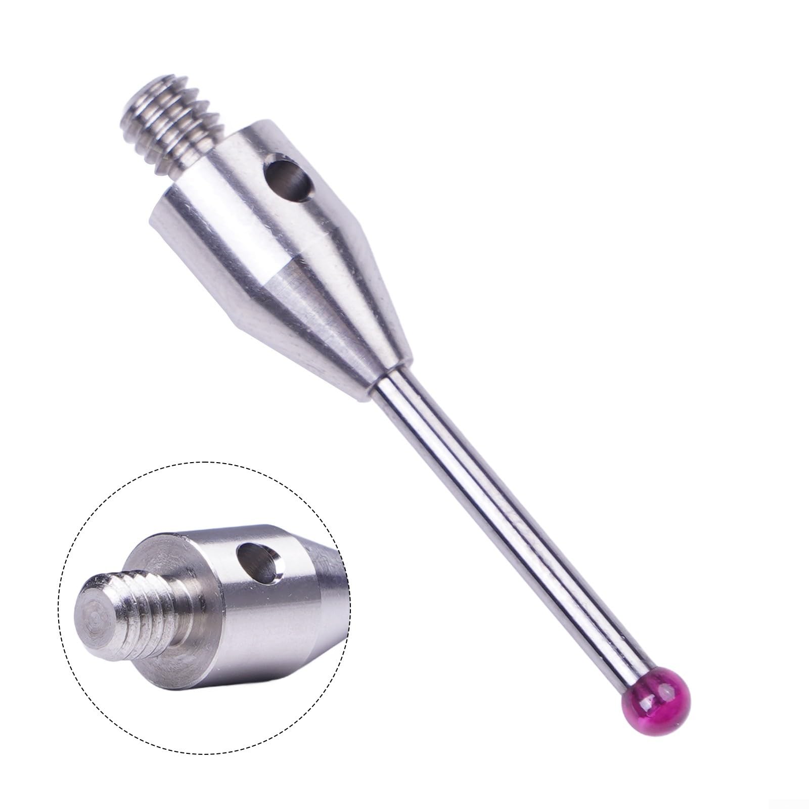 WP-500 V6 Anti-Roll-3D für Kantenfinder-Sonde für CNC-Fräsmaschinen – X±Y±Z Berührungserkennung, IP56 bewertet, NPN-NO-Ausgang, 135 × 112 × 61 mm Metallwerkzeug (Sonde)