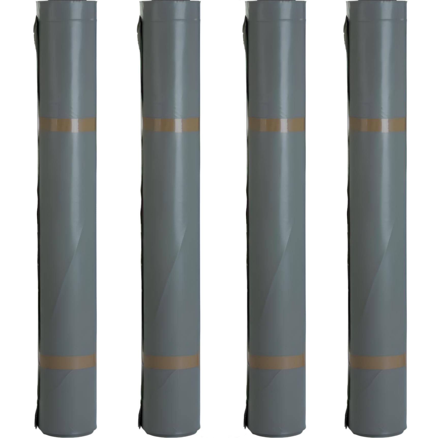 doitBau Baufolie Typ 150 transluzent – Abdeckfolie aus LDPE 4 m x 25 m – 4 Rollen (400 m²) Schutzfolie für Baustelle, Malerarbeiten und Renovierung
