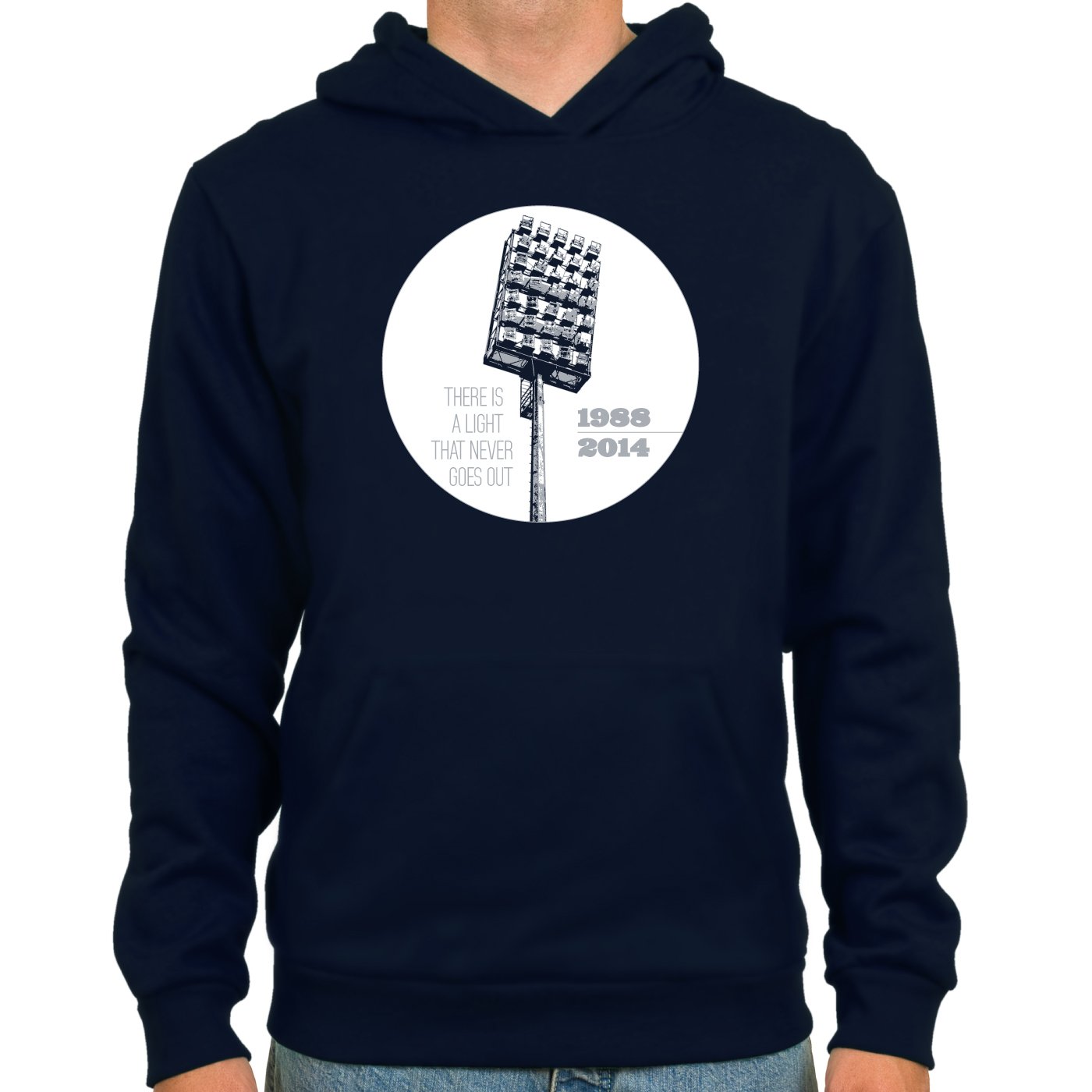 SpielRaum Felpa con Cappuccio Riflettore Stadio Sankt Pauli, Calcio Hoodie