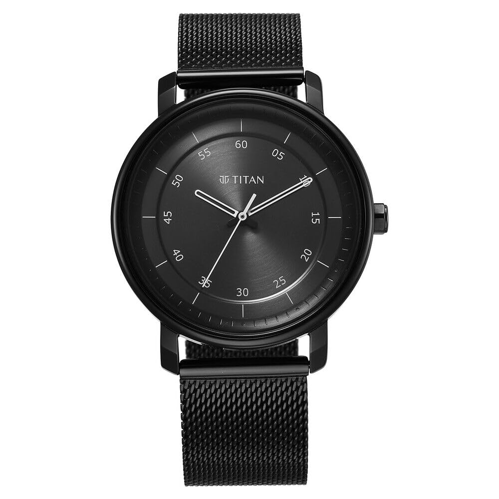 Titan Workwear Quartz Analog Anthracite Dial Leather Strap Watch for Men-1884NM01 (B0CRH8Q858) Amazon Price History, Amazon Price Tracker