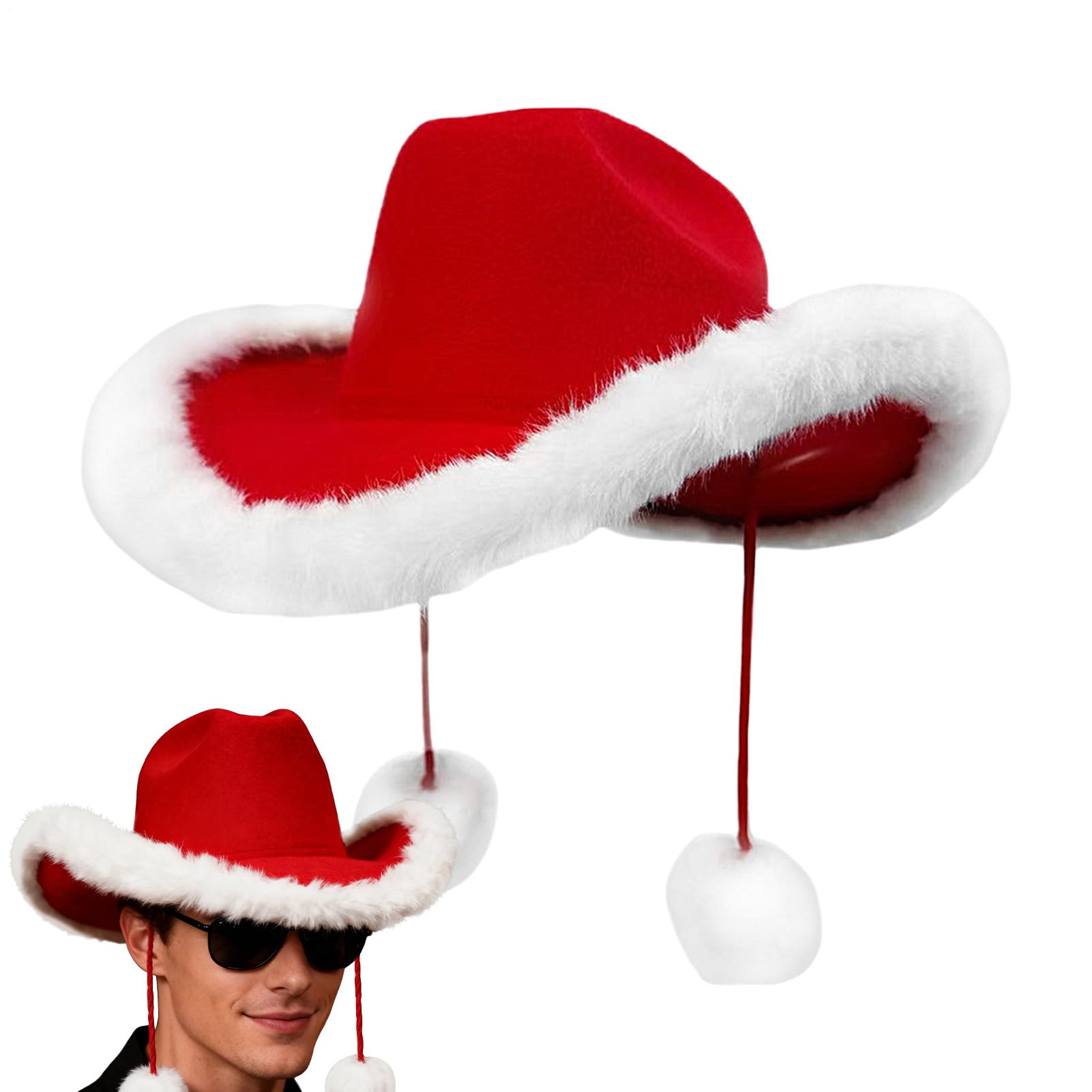 Sombrero De Rojo Para Mujeres Gorro De Papá Noel