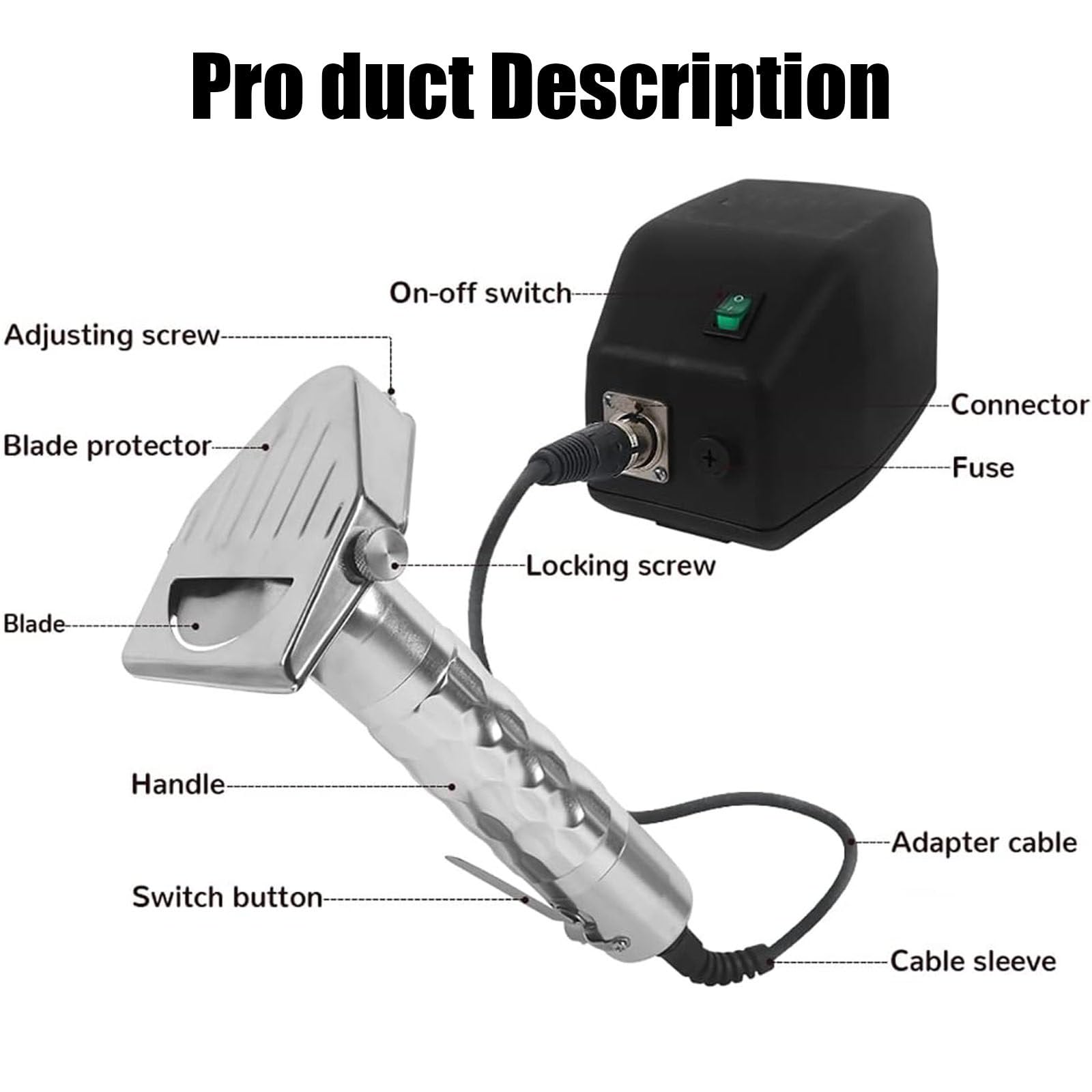 Cuchillo eléctrico inalámbrico Profesional para Doner Kebab,cortadora de Kebab eléctrica eficiente,cortadora de Kebab más Fina,Cortador de giroscopios para Carne en rodajas,110V