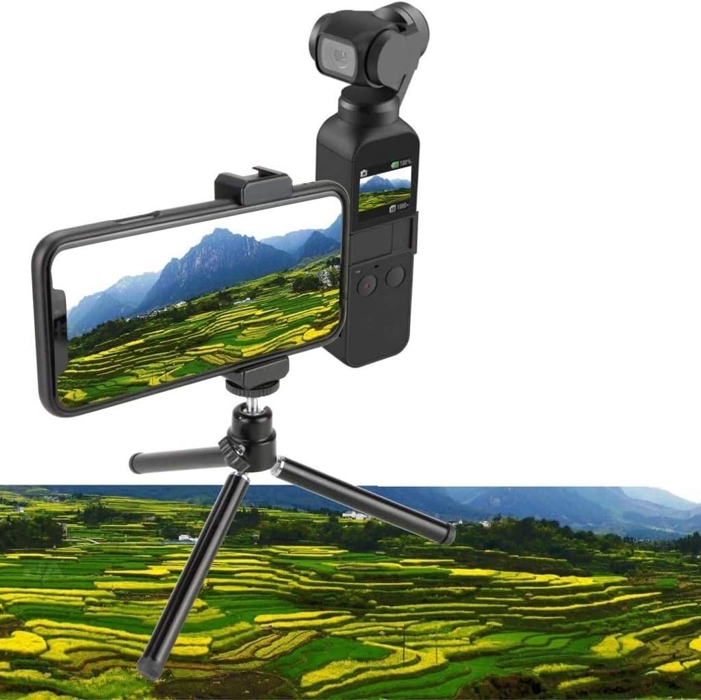 Selfie Stick Tripod,Portable All-in- Professional, Heavy Duty Aluminum, Lightweight, Non Skid Tripod Feet