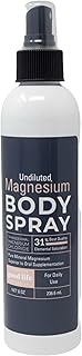 Magnesium Spray by Living the Good Life Naturally: Topical Transdermal Magnesium Chloride Spray with No Additives, for Feet and Body (Bottle Color May Vary) - 8 oz