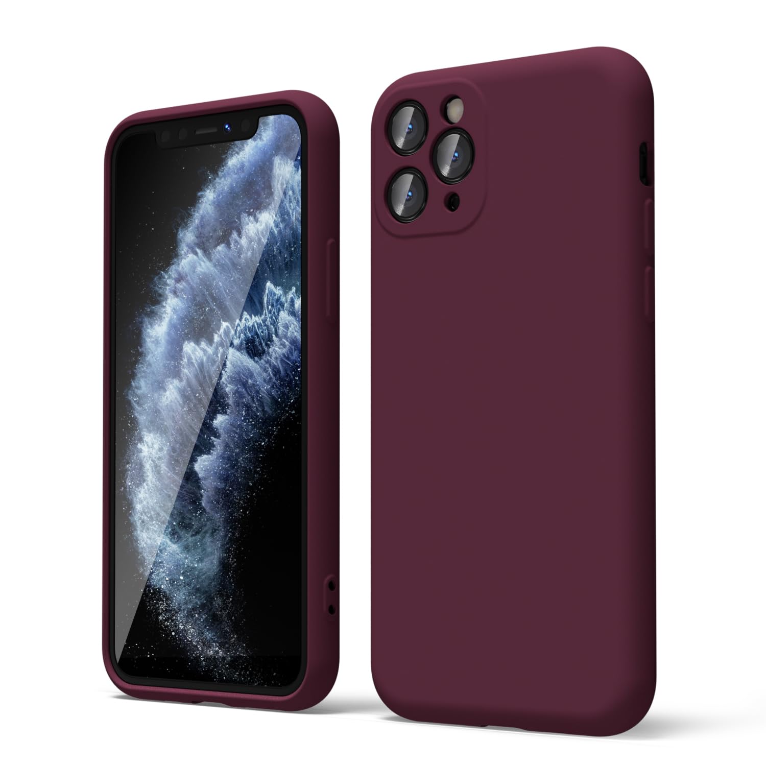 oakxco for iPhone 16 Pro Max Case Liquid Silicone, Soft Rubber Gel Elegant Aesthetic Basic Simple Cover, Cute Thin Slim TPU Matte Solid Color Plain Smooth Case for Women Girl, Light Pink — view 994