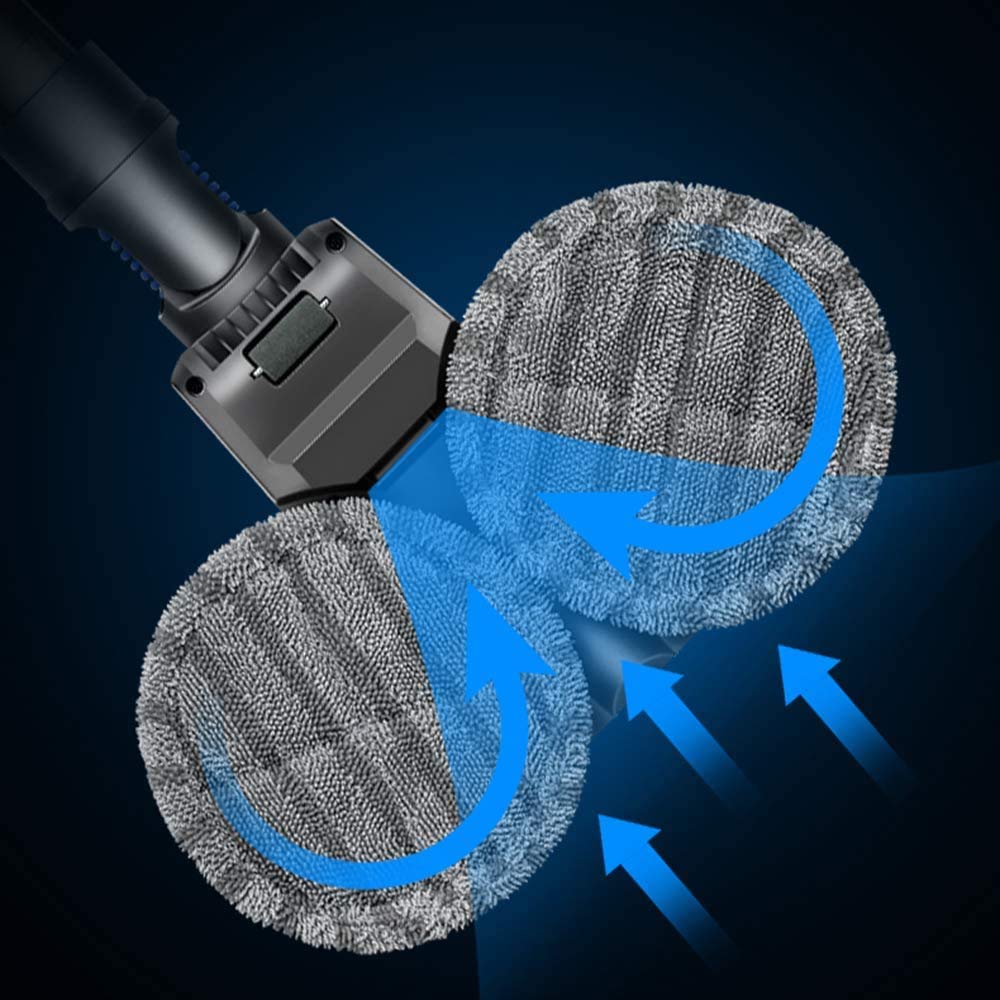 Mop Head,Cabezal de escoba eléctrica húmeda y seca para Dyson V11 V10 V8 V7 Serie Aspiradora sin hilos, recambio de cepillo de suelo para parque/suelos duro,,2 paño lavable