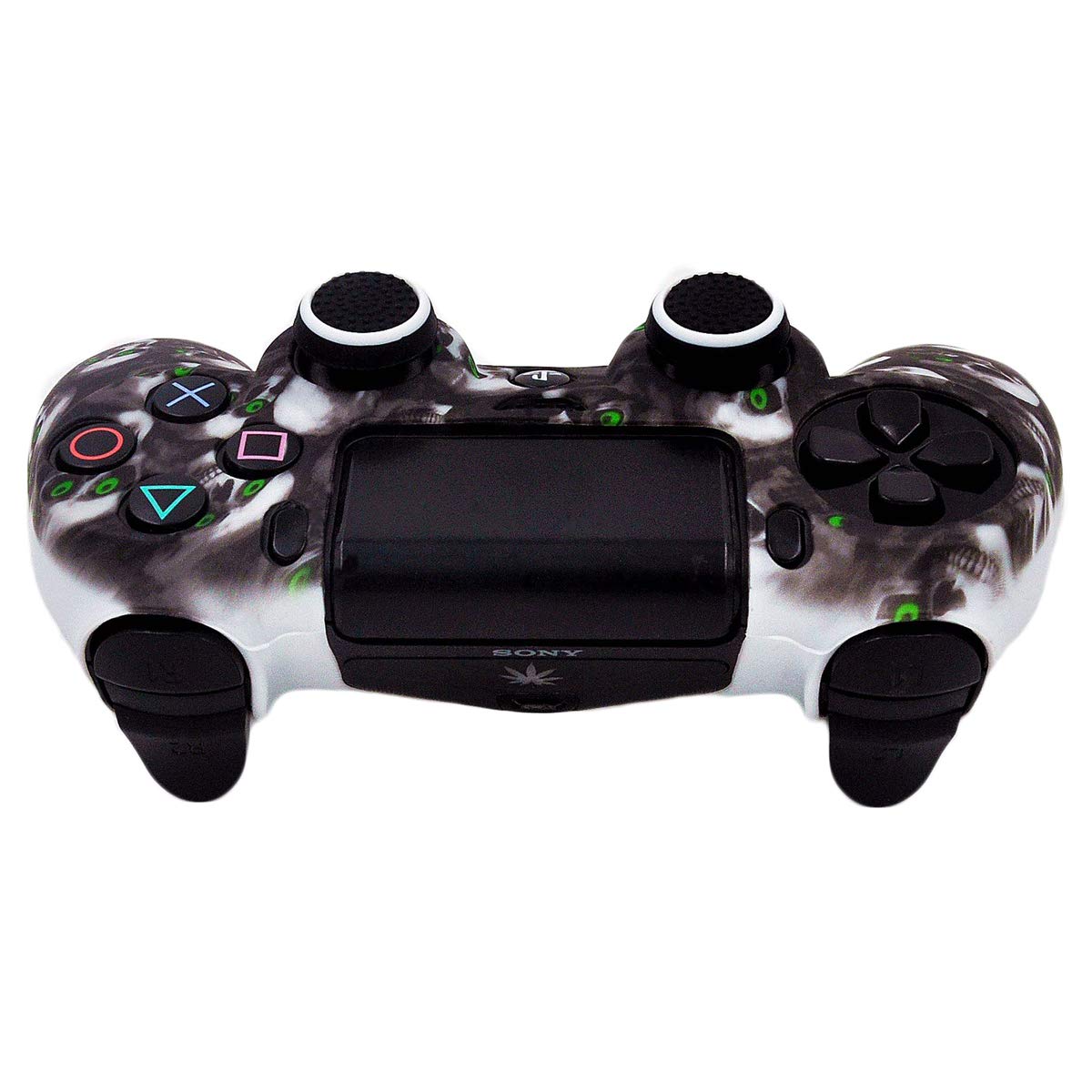 Schutzhülle für Controller PS4 / Slim / Pro, Silikon, rutschfest skull 2.0