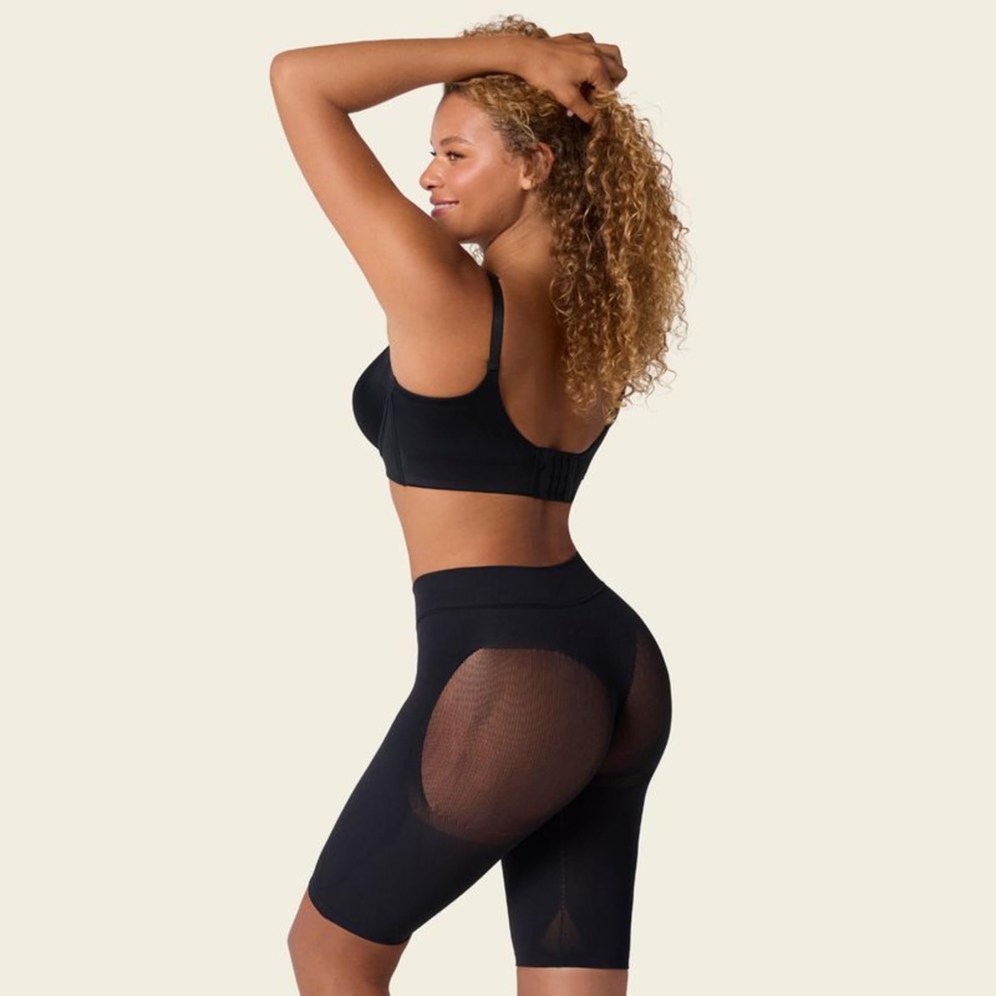Leonisa Well-Rounded Invisible Butt Lifter Shaper Short Maillot Gainant Femme
