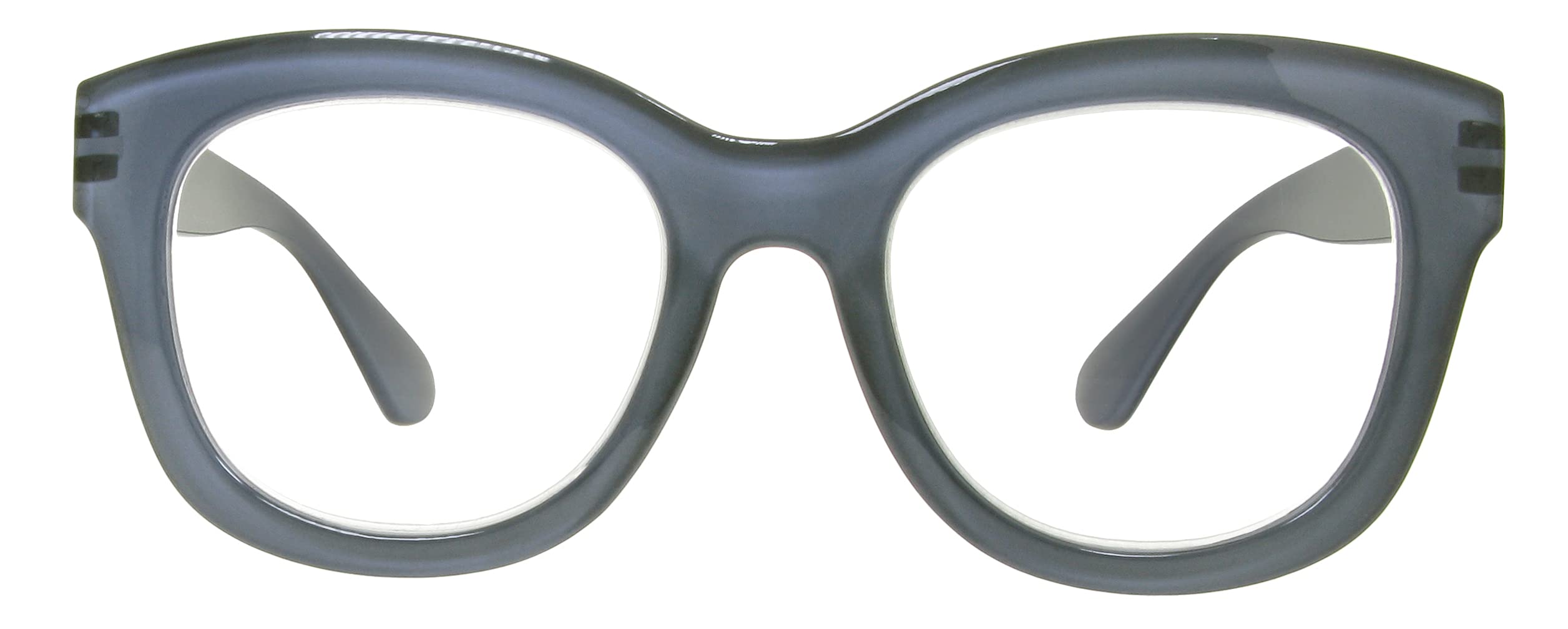 Goodlookers Reading Glasses 'Encore' Grey +2.50