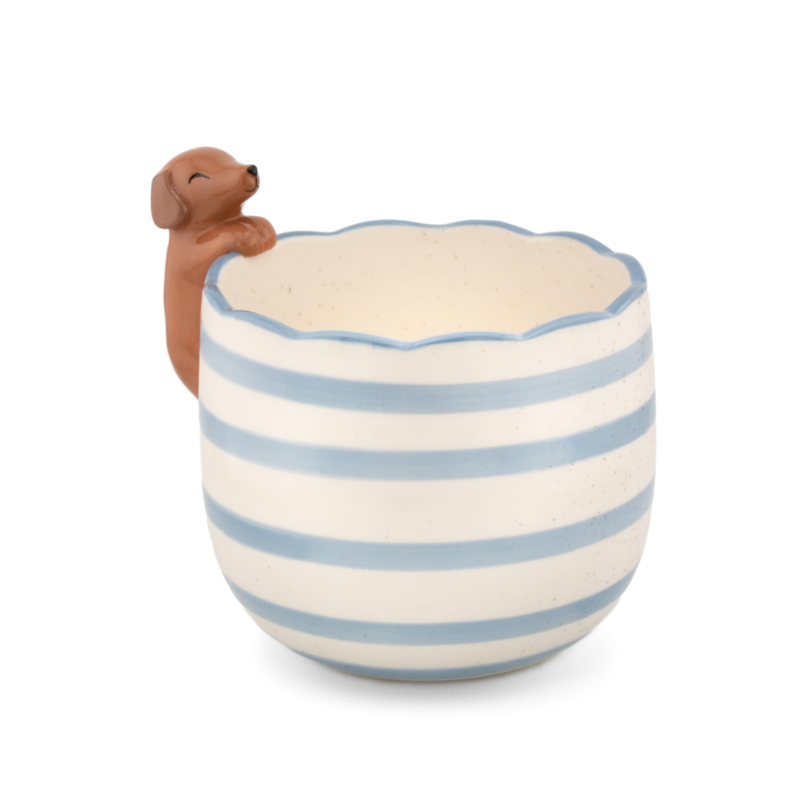 Sass & Belle Peeking Sausage Dog Planter - Indoor Plant Pot, Animal Design for Cactus or Succulent, Ceramic plant pots for Home Décor, Flower Pot Designed by Sass and Belle