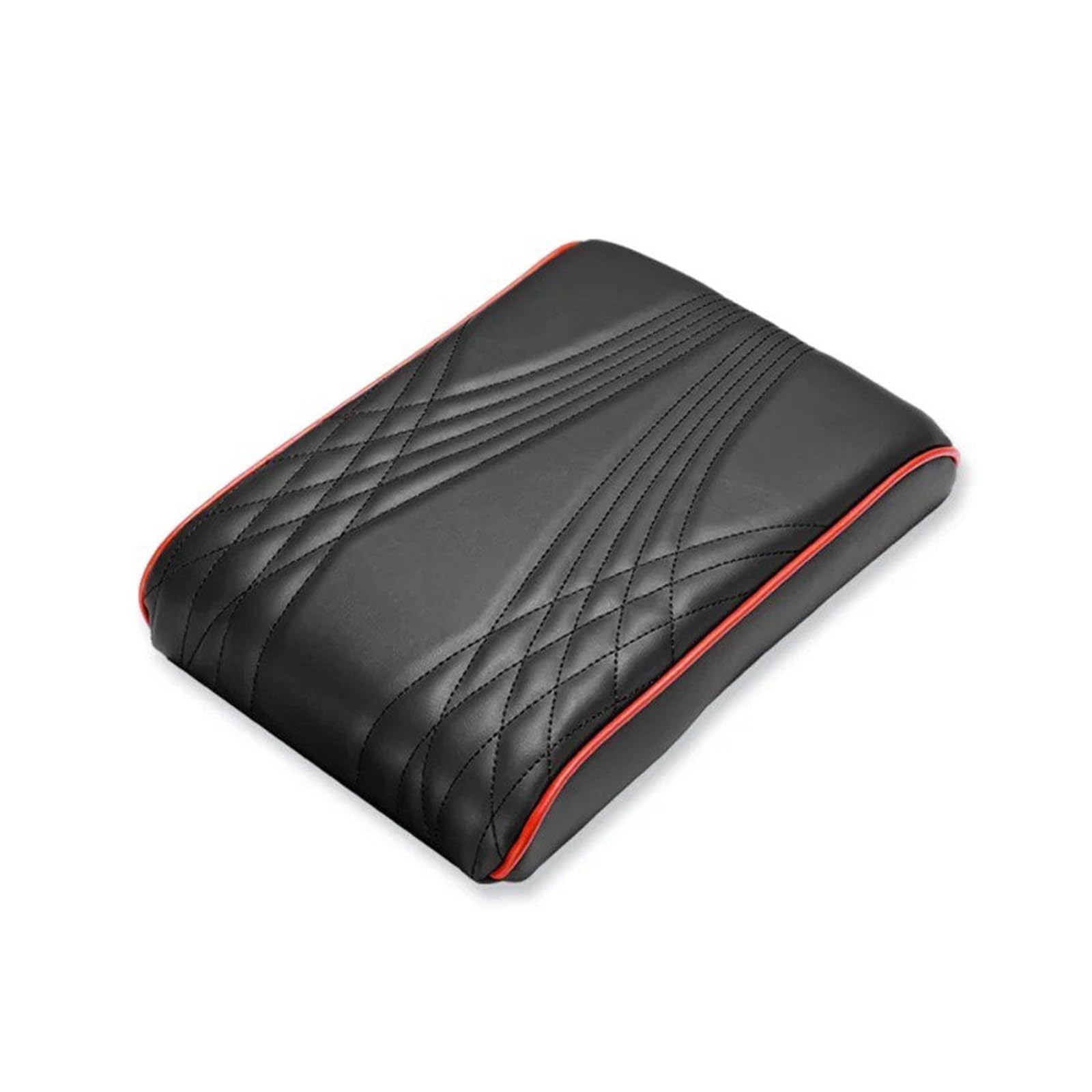 GBGWRMRYX Center Armrest Box For Ranger T9 For Rapotr Car Armrest Box With Storage Bag Sponge Height Pad Center Protect Cushion Support Arm Rest(A-Red edge)