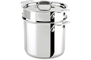 All-Clad 7-Quart Stainless-Steel Pasta Pot with Strainer
