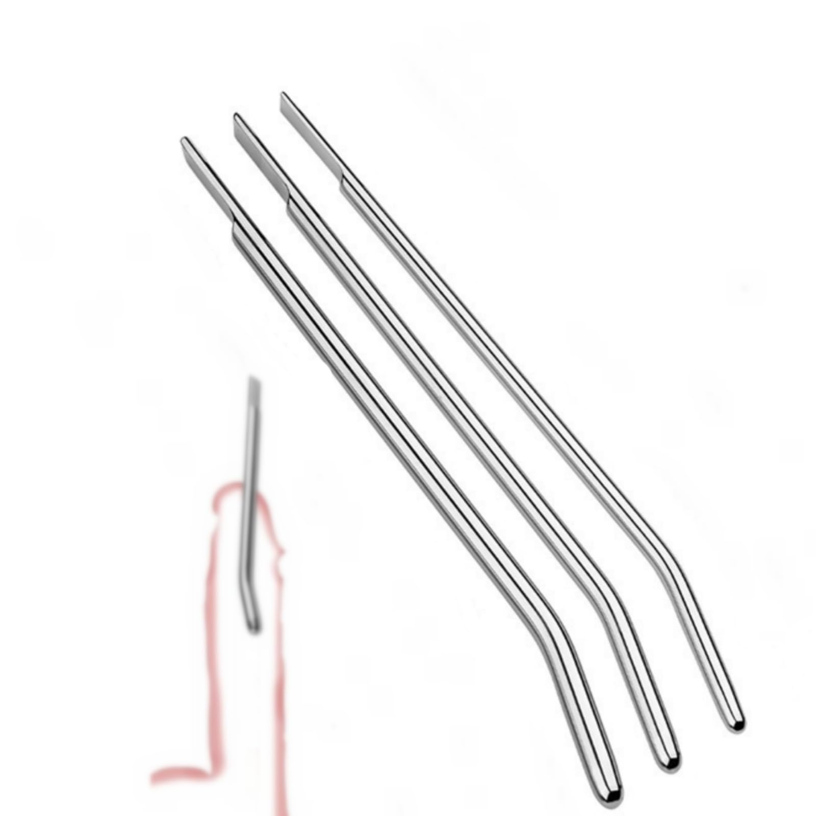 Kit de 3 pièces 220 mm Accessoire de protection pour exercice physique sondes urétrales en métal pour hommes - FRM65 (3 pcs(7mm+8mm+9mm))