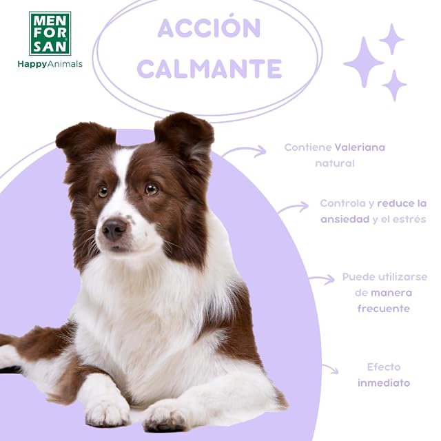 Foto 3 de 5 de MENFORSAN Spray calmante para Perros 60ml, con valeriana Natural, Reduce el estrés