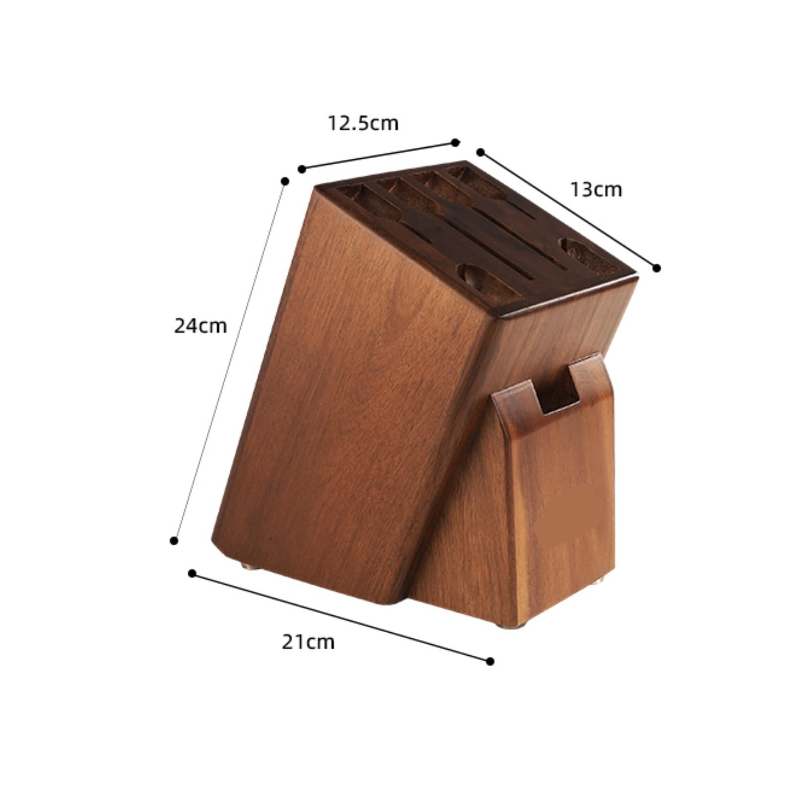 Bloque para Cuchillos Utensilios De Cocina Organizador De Encimera Gran Capacidad con Bloque Cuchillos Madera For El Hogar Herramientas