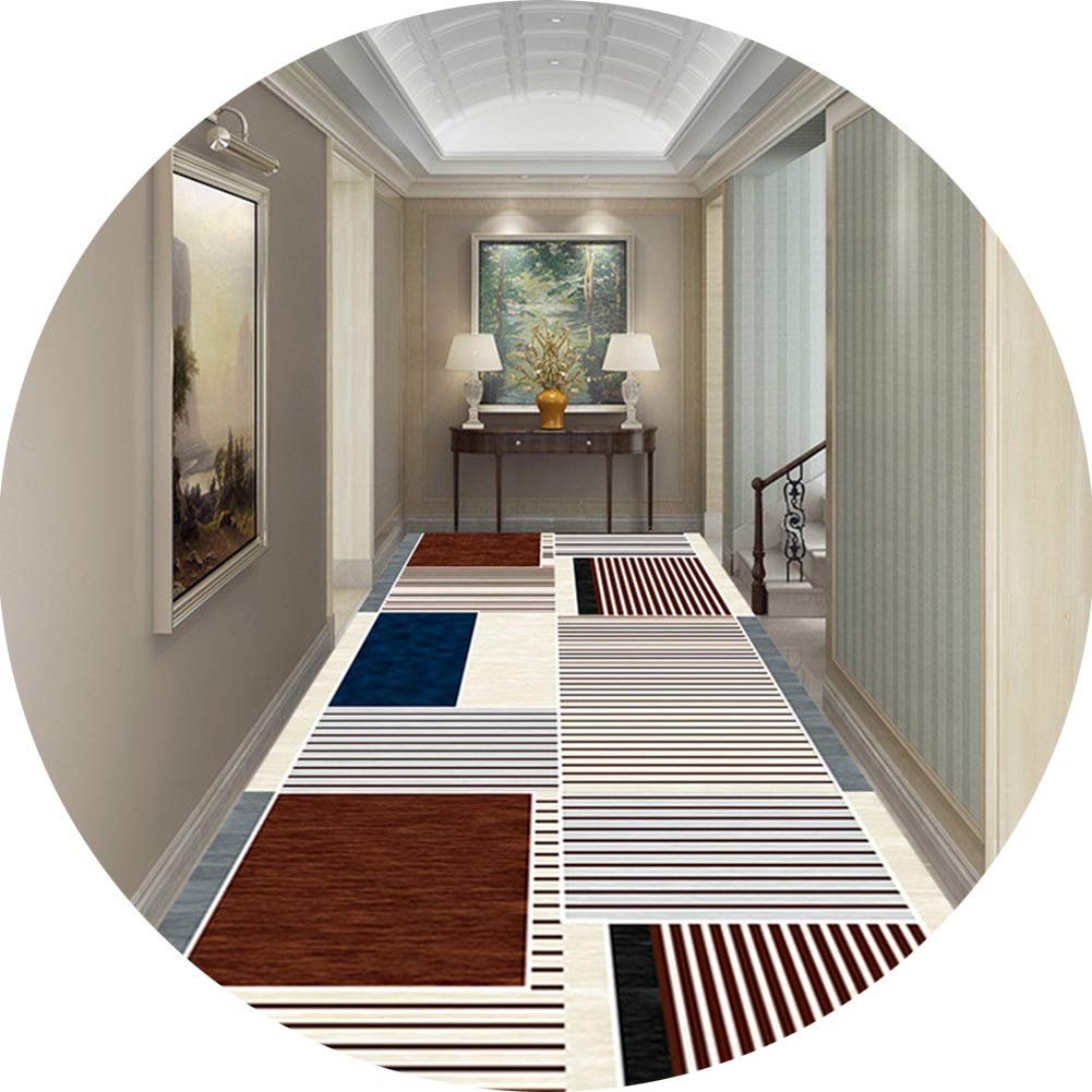 Alfombras de pasillo para entrada de casa que visten zonas de paso con estilo clásico