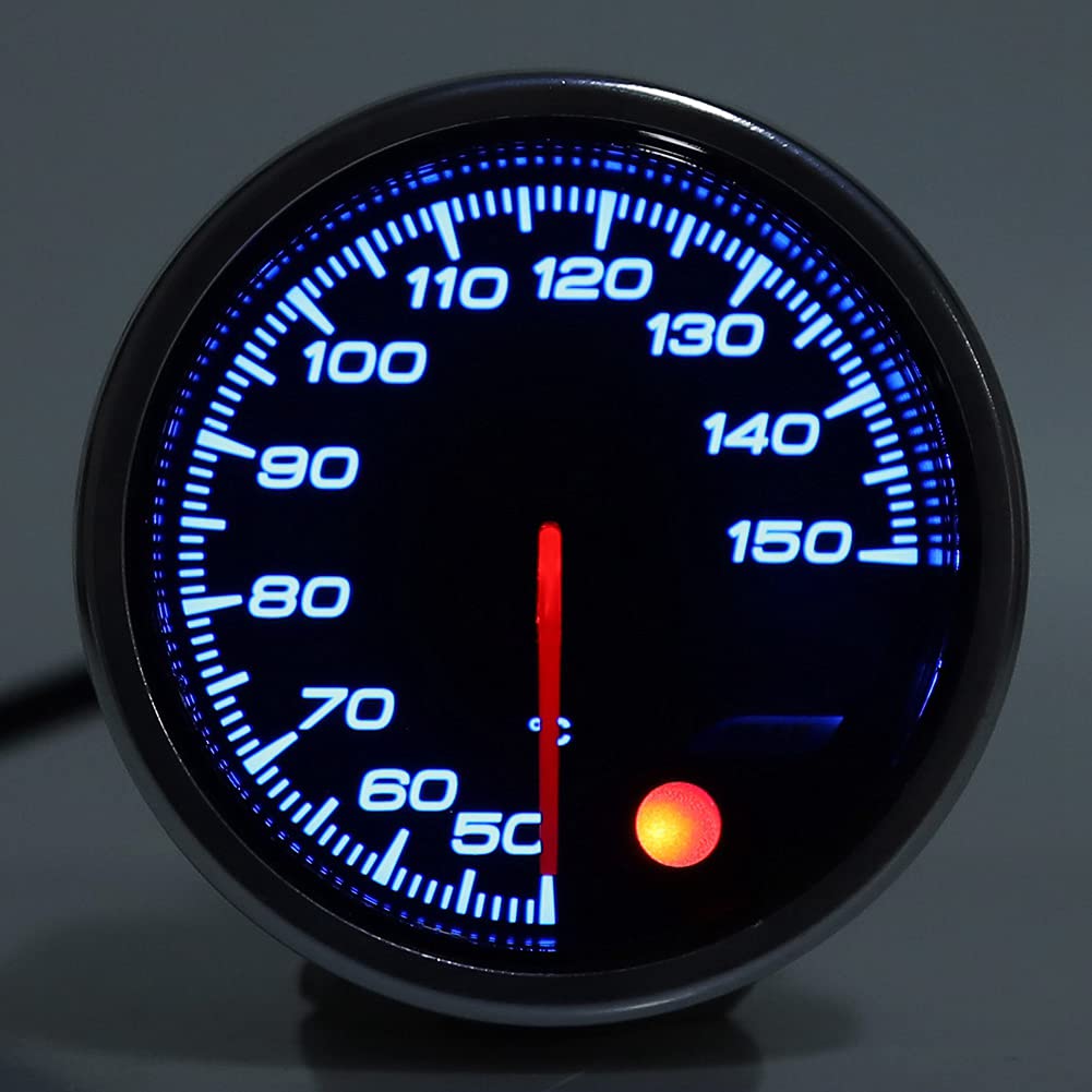 Medidor de temperatura del aceite Medidor automático universal de 2 pulgadas Multifuncional con botón colorido 50 150 ℃ para todos los modelos de automóviles