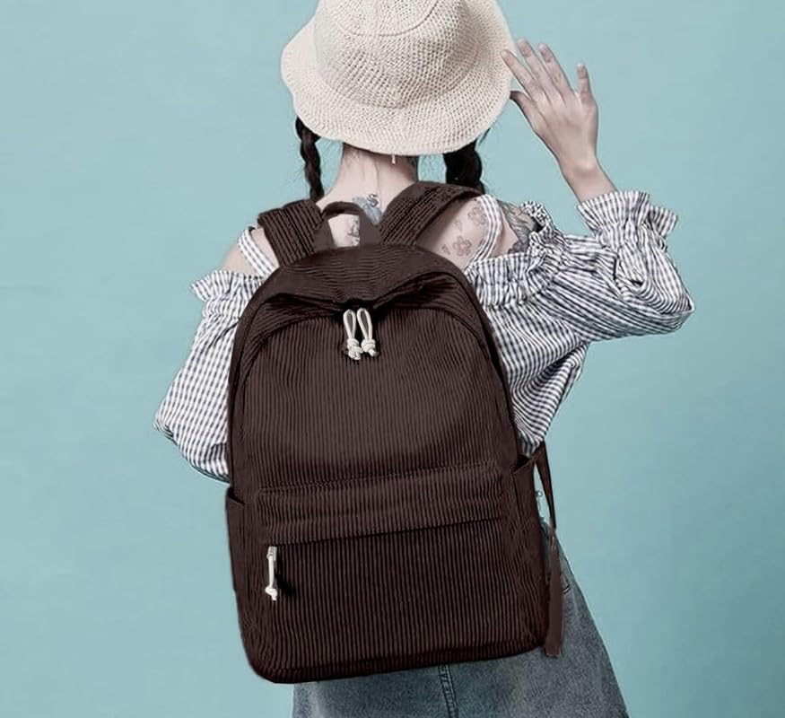 Image of Satic Backpacks for Women /Men Stylish Trendy Casual College Backpacks, Designer School /College /Picnic Bag Backpack For Girls & Women (Dark coffee)