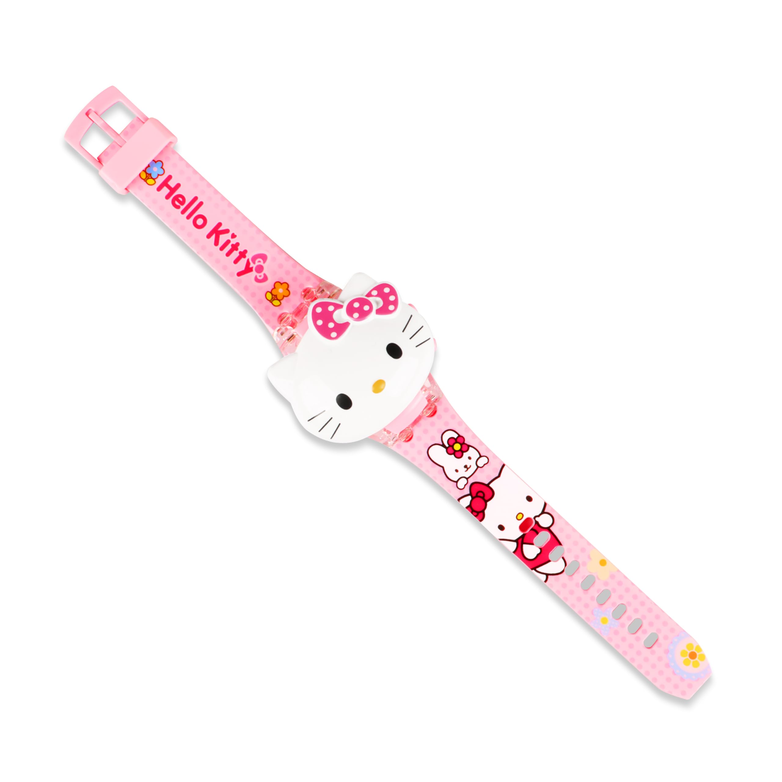 Matrix Kids Edition 3D Face Digital Watch for Kids with Disco Lights & Music (Pink) 2