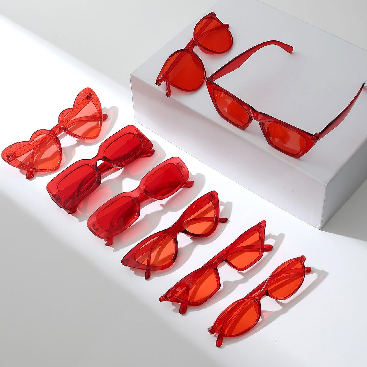 Party Sunglasses Bulk Sunglasses Pack Party Favor Retro Funky Festival Multipack Glasses Set for Women