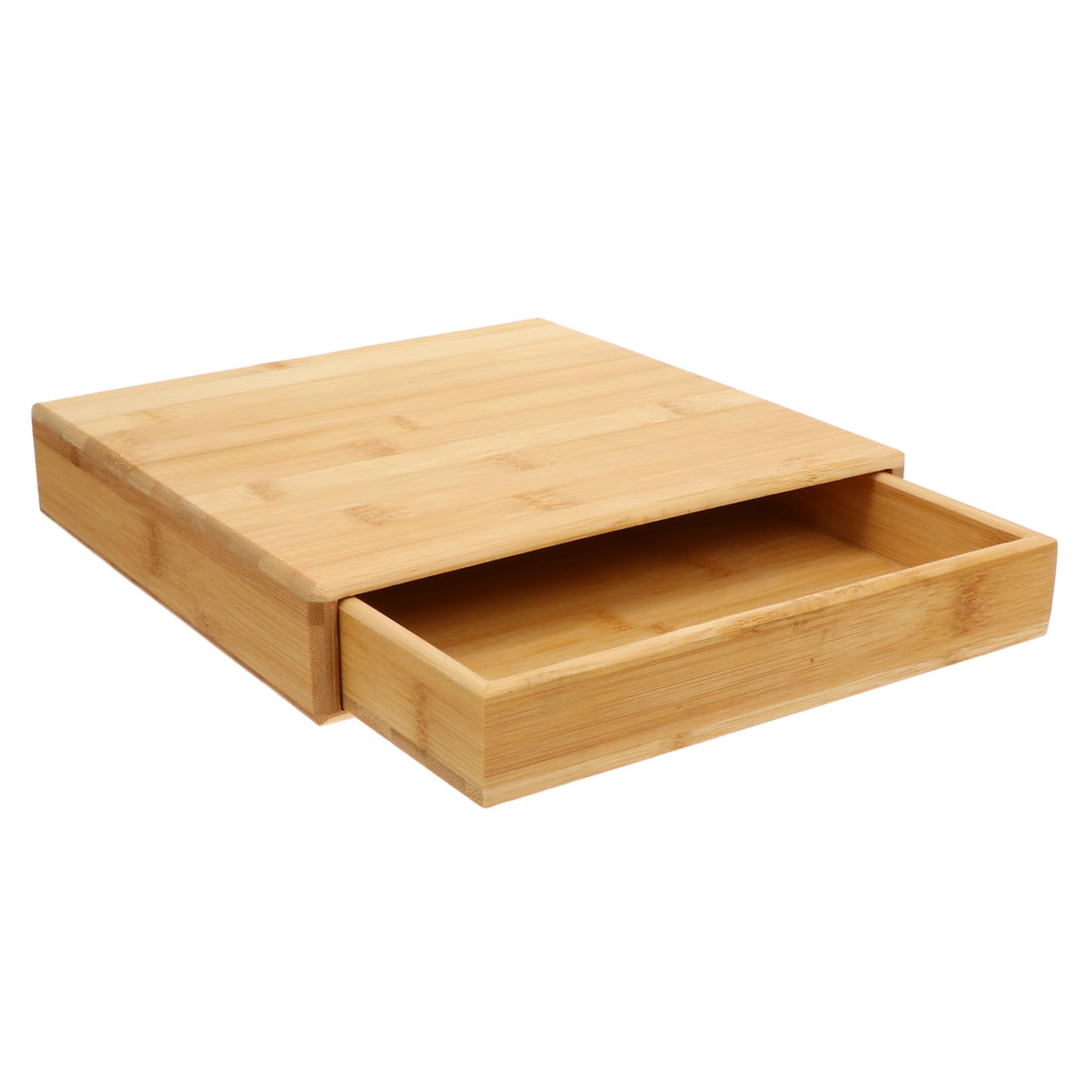 Mikinona Boîte D'emballage de Thé en Bois Khaki, Pratique et Sécurisée, Rangement de Gâteau de Thé un Style Rétro Littéraire