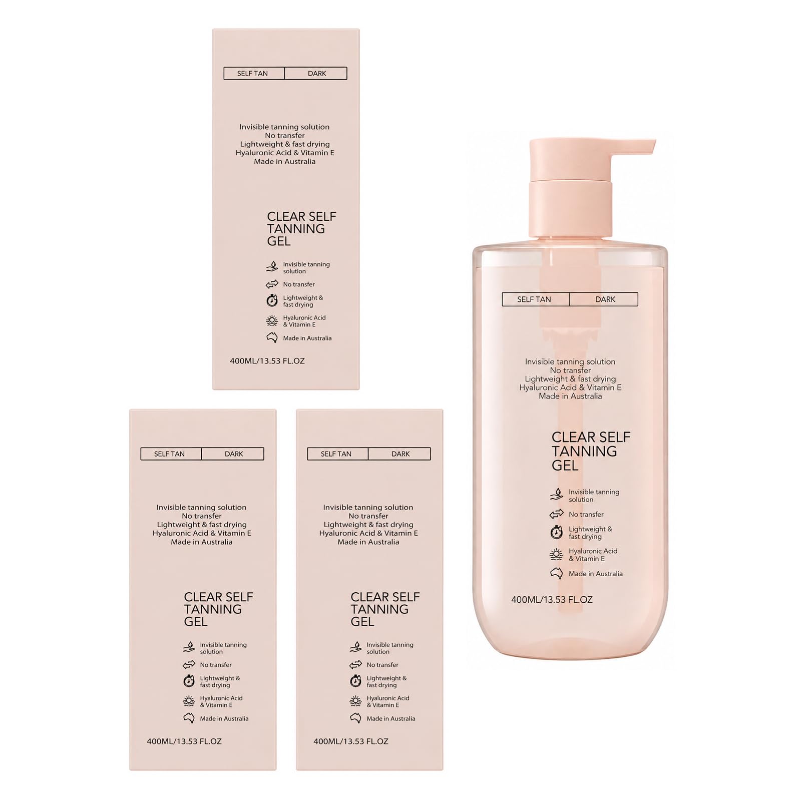 Gel Bronzant Et Hydratant (400 Ml) – Vous Aide à Un Bronzage Ultra-Naturel