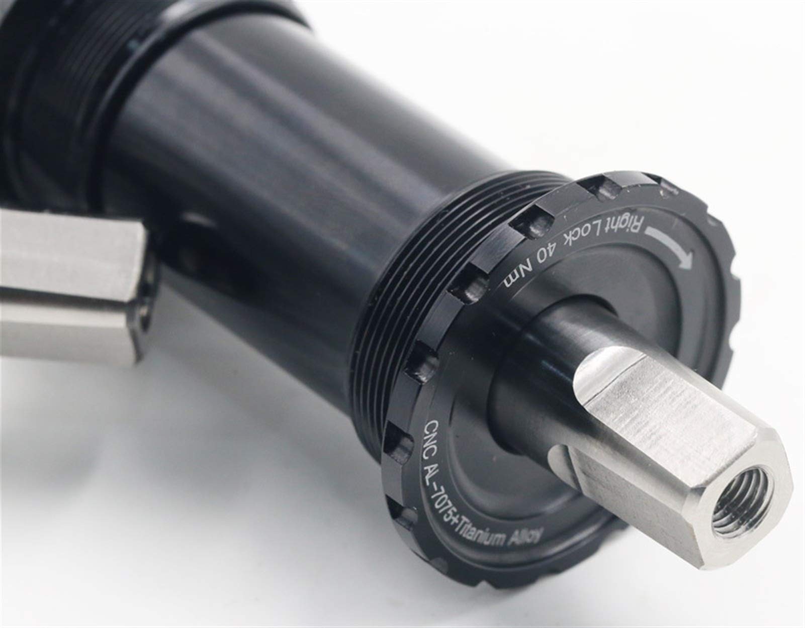 Buy Titanium BSA English Threaded Square Taper Bottom Bracket 119mm For