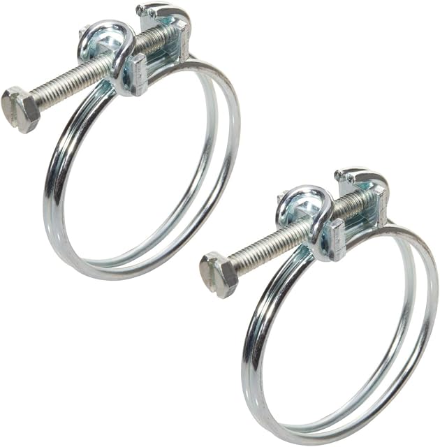 Pisces Double Wire Clips for 32mm Hose (2 Pack)