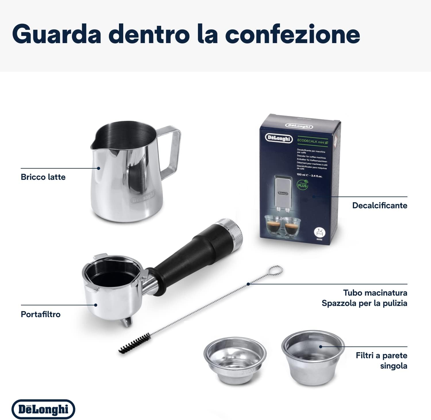 DeLonghi La Specialista Prestigio EC 9355.BM - Macchina per caffè espresso con macinino integrato e ugello professionale in schiuma di latte, 2 litri, nero DeLonghi La Specialista Prestigio EC 9355.BM - Macchina per caffè espresso con macinino integrato e ugello professionale in schiuma di latte, 2 litri, nero