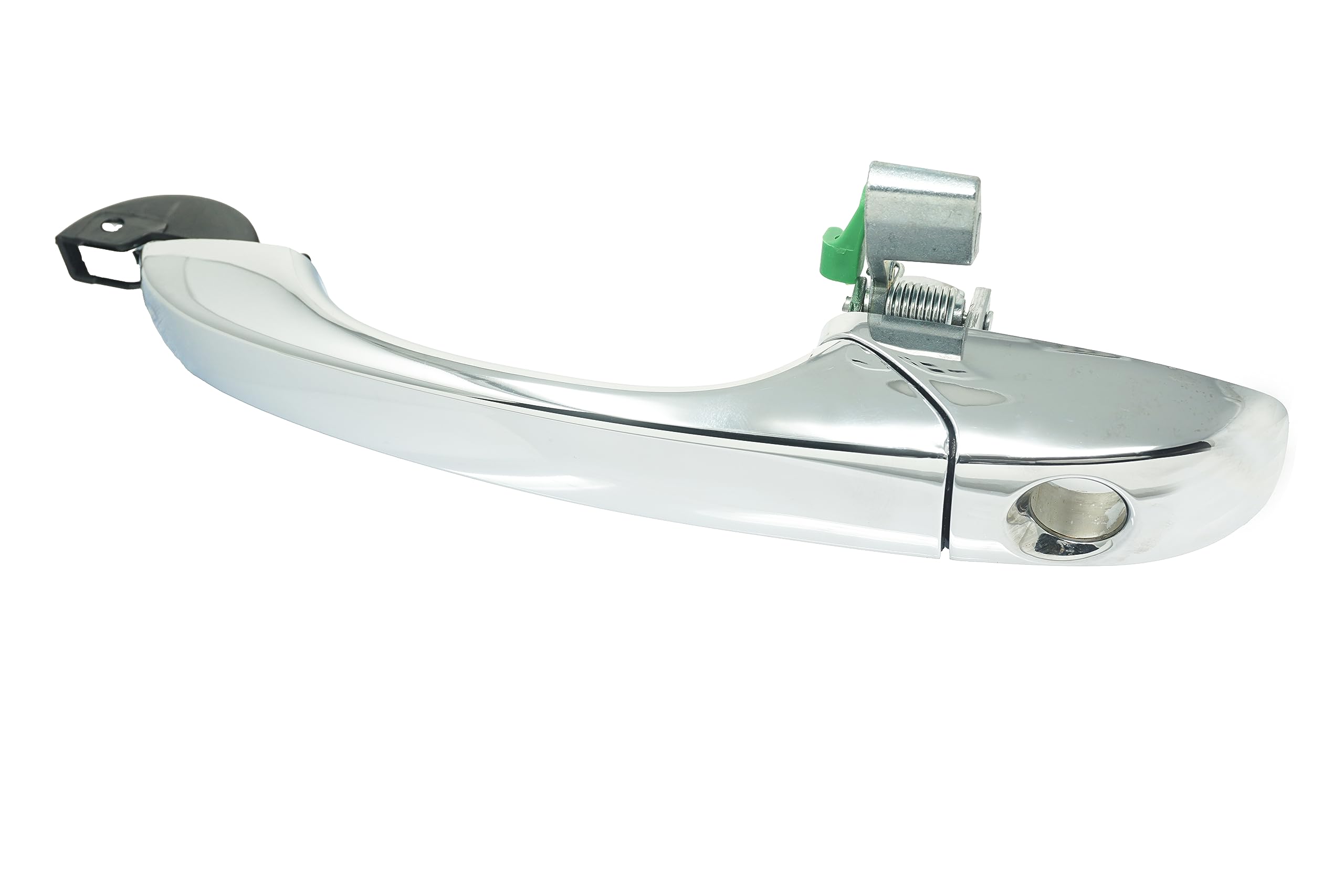 Sentinel Parts Outside Exterior Front Left Driver Side Smooth Chrome Car Handle w/Keyhole Compatible Replacement for 2005-2010 Chrysler Dodge