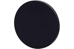 Blank Acrylic Discs: 5" Black Circles for Creative DIY Projects