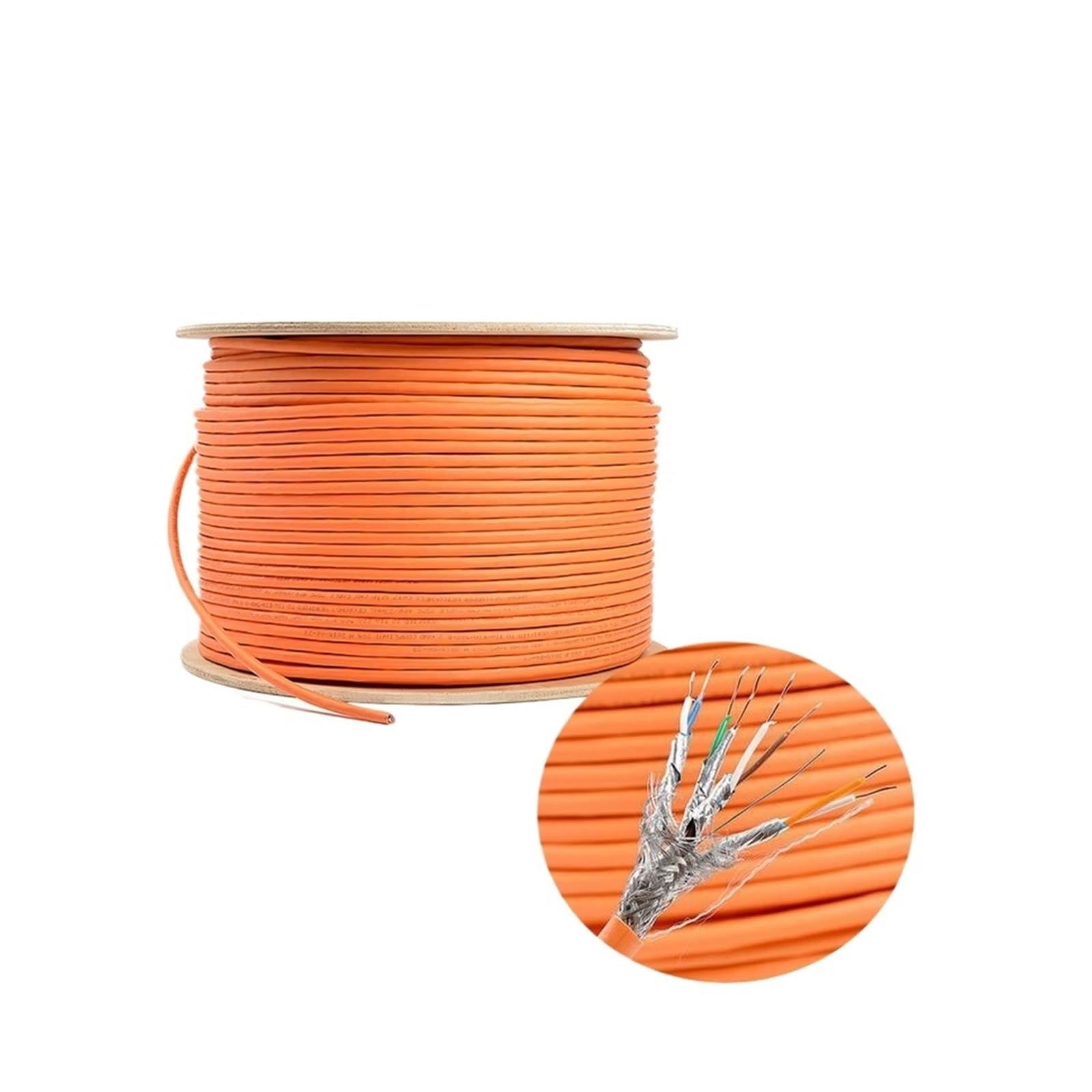 SFTP blindé 10Gigabit cuivre pur intérieur CAT7 Ethernet câble LAN cordon de brassage LSZH adapté aux câbles d'installation dans les maisons, le câblage informatique, les usines et autres emplacements