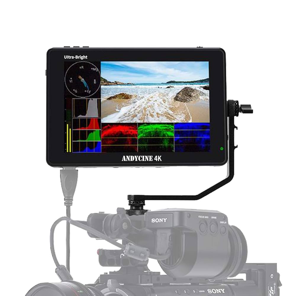 ANDYCINE X7 7インチ 2200nit  モニター 4K Amazon | 液晶フィールドモニター ANDYCINE X7 カメラ用撮影