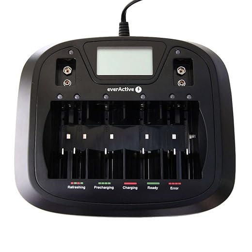 EverActive – Siempre Active Charger 800 u NC Batteries, Universal Charger