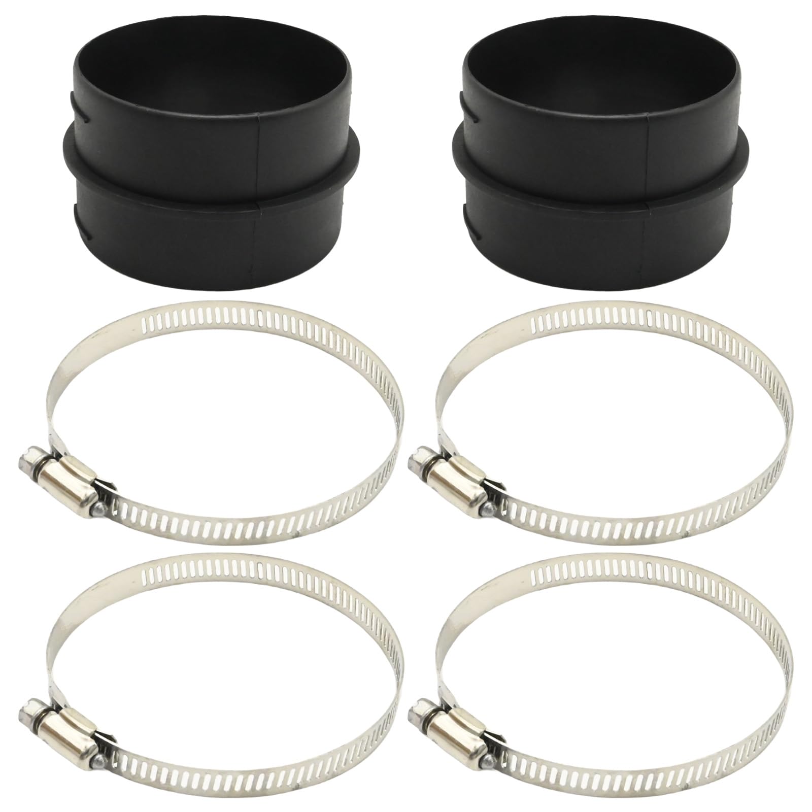MospdyGear 2PCS 75mm Heater Ducting Connector, Plastic Ducting Joiner Connector