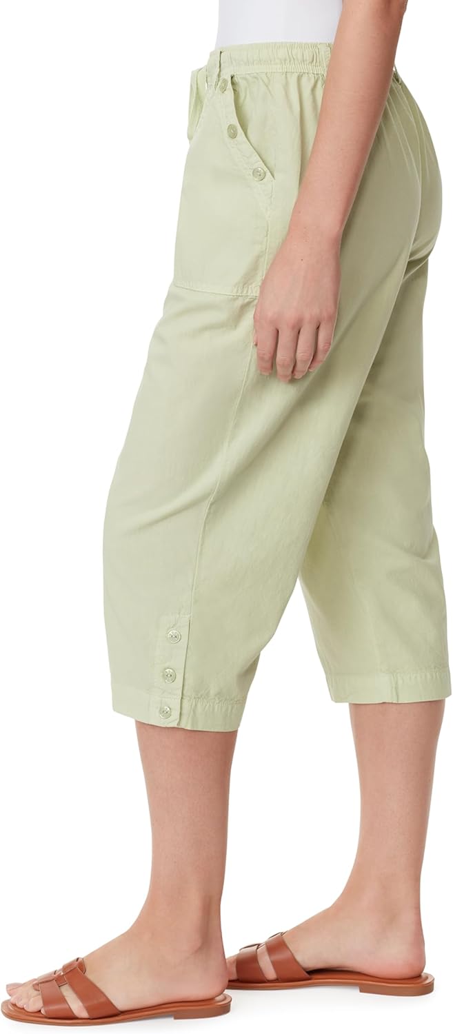 Gloria Vanderbilt Womens Hadlee Pull on Capri with High Rise and Drawstring Ties Standard - Image 3