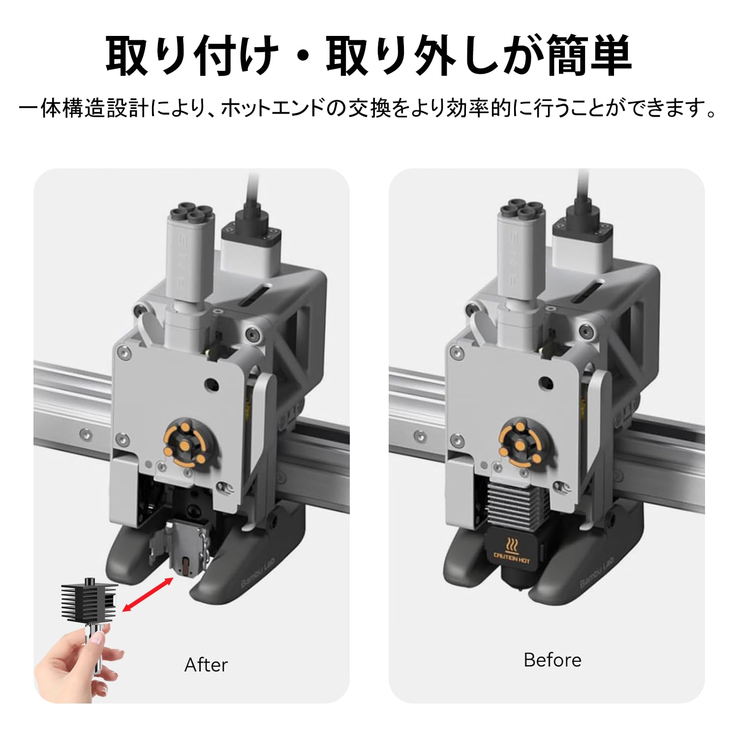 Amazon.co.jp: Bambu Lab A1/A1 Mini用 3D プリンターのノズルヒーター