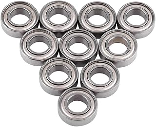 Yosoo Health Gear Kugellager 688zz, 10 Stück Mini Metallkugellager, Double Shielded Rillenkugellager, Metall Doppelflansch...