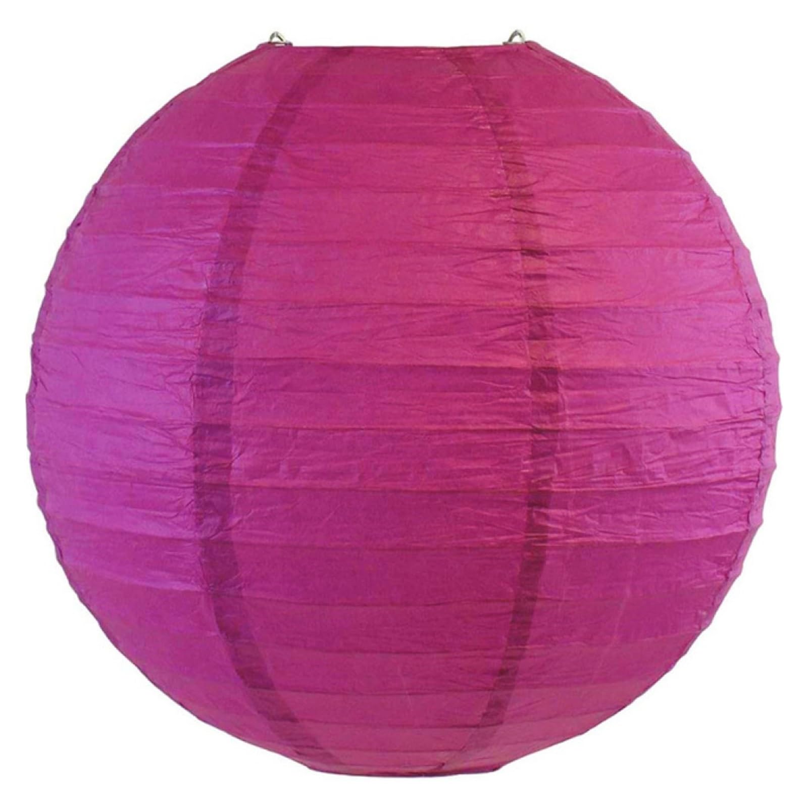Asian lantern, Chinese Paper Lantern Mix Size Colorful Round Hanging for Wedding Party Classroom Home Decoration(Magenta,6 inch)