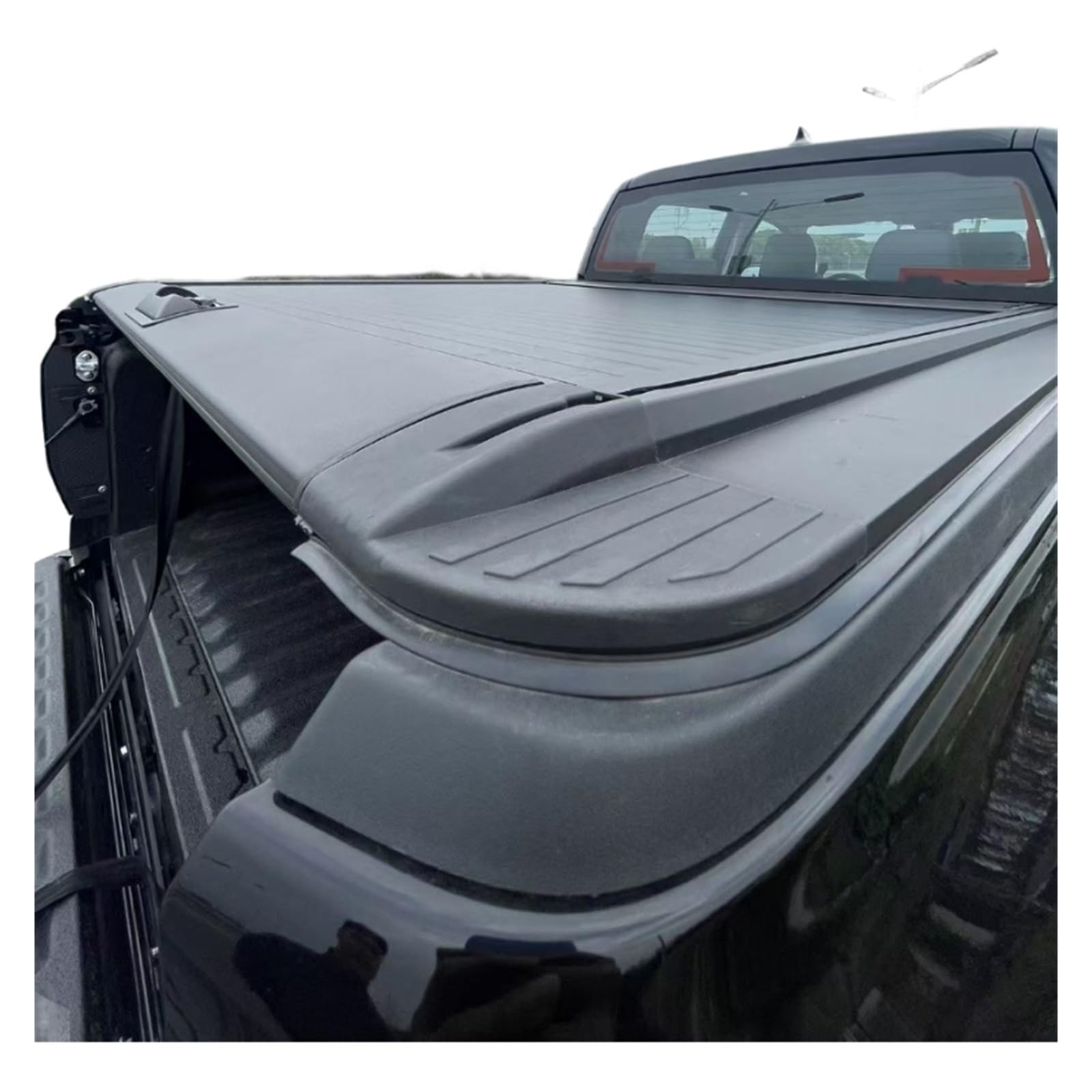 Copertura per cassone per camioncino Manuale Retrattile Rigida in Alluminio Compatibile per Gmc Sierra 1500 2500 3500