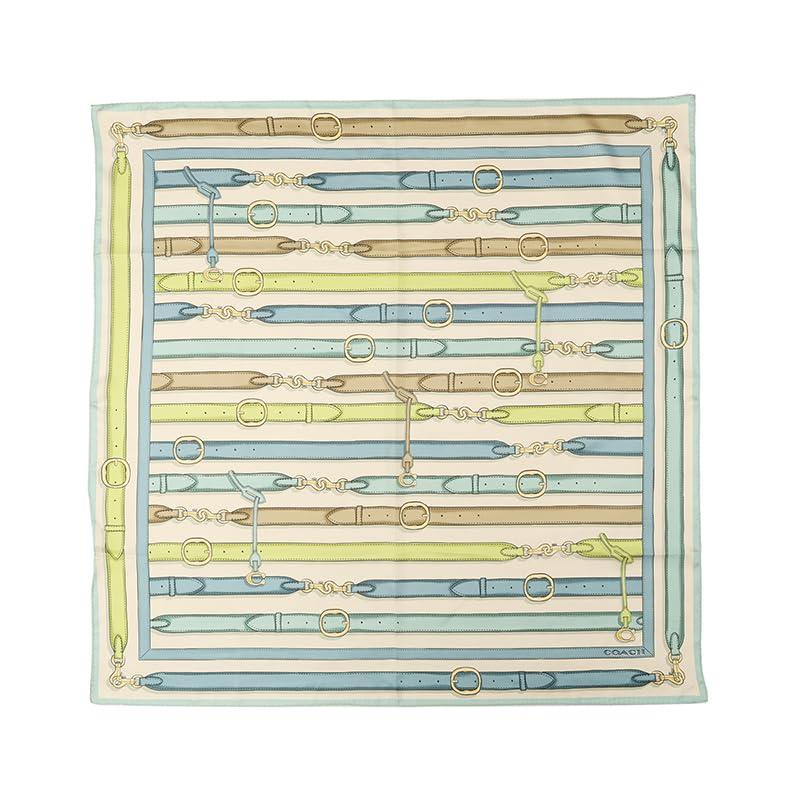 Coach womens Multi Belt Printed Silk Square3