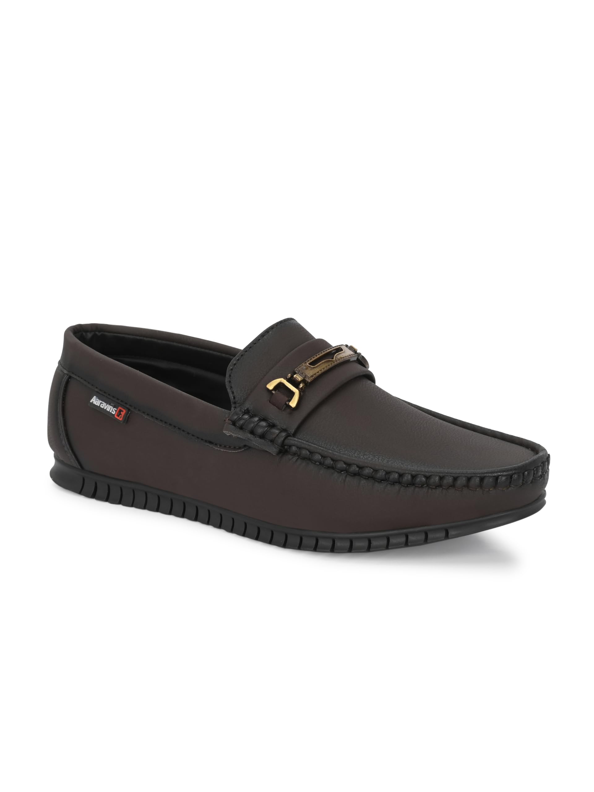 Aaravins Mens Brown Casualwear Synthetic Leather Slip-On Loafers 7 UK/India (B0CZT1XXXZ) Amazon Price History, Amazon Price Tracker