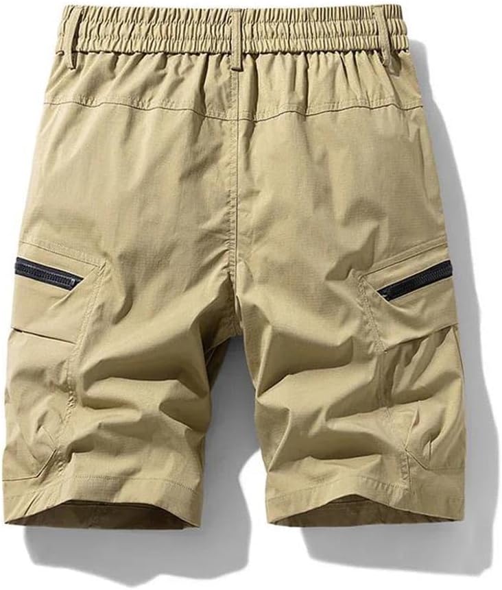 Men's Casual Shorts Elastic Drawstring Waist Loose Straight Work Daily Shorts