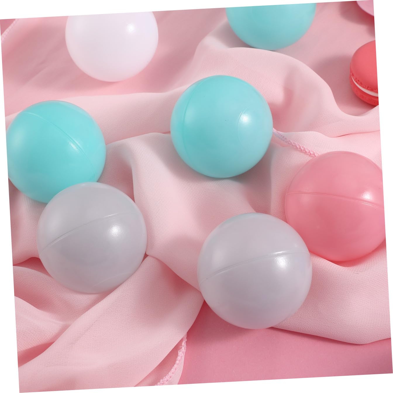 50 Palle Oceaniche Da 6 Cm in Plastica Per Piscina Di Palline Bambini, Giocattolo Da Bagno Educativo Multicolore Per Ragazzi e Ragazze